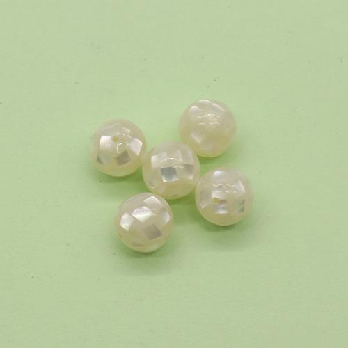 Бусины из натуральных белых ракушек, Белая ракушка, DIY, разноцветный, продается PC