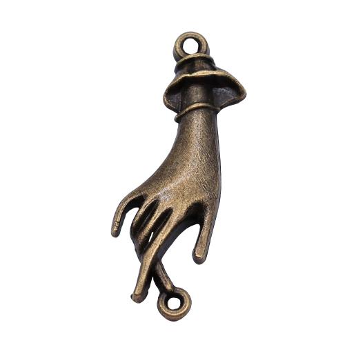 Zink Legierung Anhänger Verbinder, Zinklegierung, Hand, plattiert, DIY, keine, 45x14mm, verkauft von PC