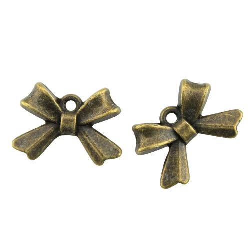 Zinc Alloy Bowkont Pendants, Bowknot, plated, DIY 