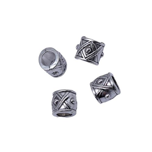Perles intercalaires en alliage de zinc, Rond, Placage, DIY Vendu par sac[