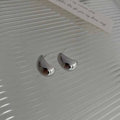 Латунь Сережка-гвоздик, Другое покрытие, разные стили для выбора & Женский, 13mm, продается Пара