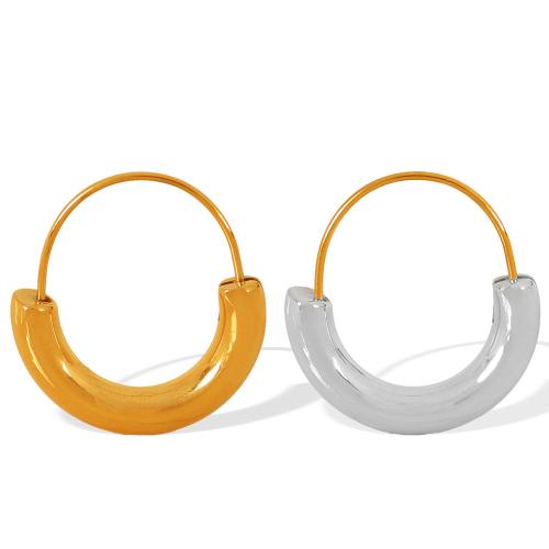 Boucle d'oreille en acier inoxydable Dangle, Acier inoxydable 304, Placage, bijoux de mode & pour femme, plus de couleurs à choisir, Vendu par paire