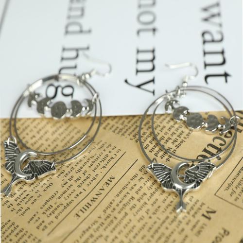 Boucle d'oreille goutte Zinc Alloy, alliage de zinc, avec Acrylique, Insecte, Placage, bijoux de mode, plus de couleurs à choisir, Vendu par paire