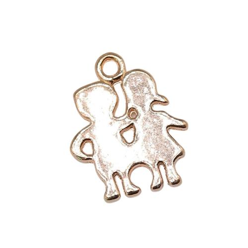 Colgantes de Aleación de Zinc en Forma Personaje, chapado, Bricolaje, 10PCs/Bolsa, Vendido por Bolsa