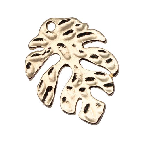 Colgantes de Aleación de Zinc en Forma Hoja, electroforesis, Bricolaje, Vendido por UD