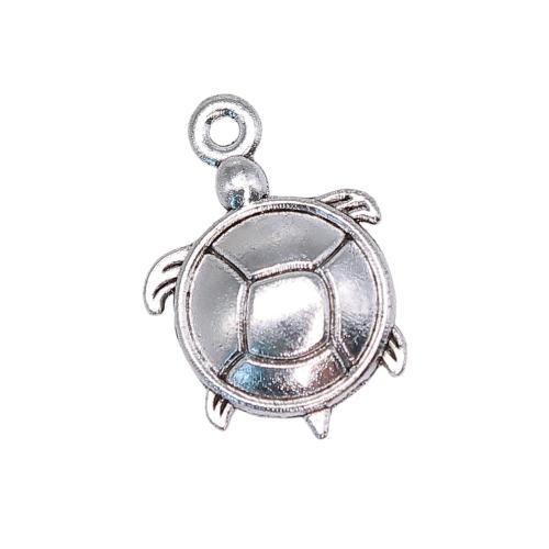 Zinc Alloy Animal Pendants, plated, DIY, antique silver color 