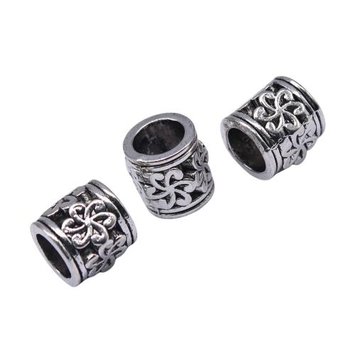 Zinklegierung Schmuckperlen, rund, plattiert, DIY, 10PCs/Tasche, verkauft von Tasche