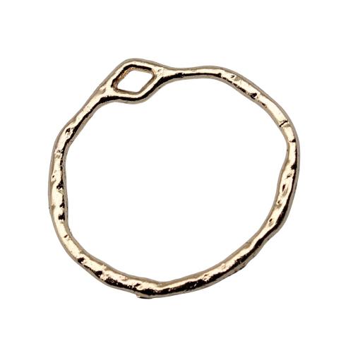 Bijoux pendentifs en Zinc alliage , alliage de zinc, Rond, électrophorèse, DIY & creux Vendu par sac