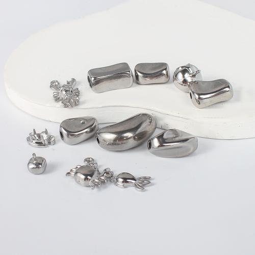 Stainless Steel Pendants, 304 Stainless Steel, DIY, silver color 