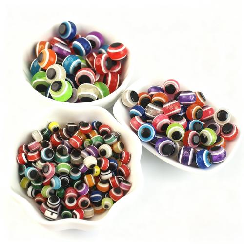 Perles en résine de mauvais œil, DIY, plus de couleurs à choisir, Vendu par sac[