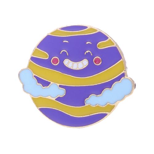 Broche émail, alliage de zinc, unisexe & styles différents pour le choix, doré, Vendu par PC