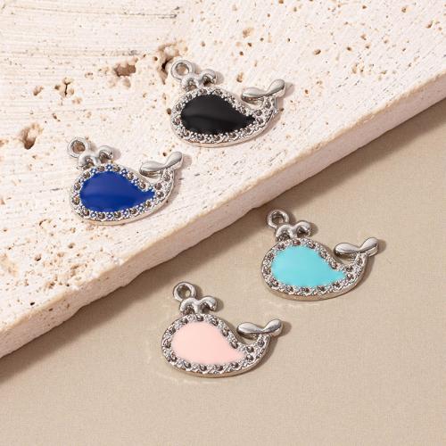 Colgantes de esmalte de la aleación del cinc, aleación de zinc, allena, Bricolaje & con diamantes de imitación, más colores para la opción, 10PCs/Bolsa, Vendido por Bolsa