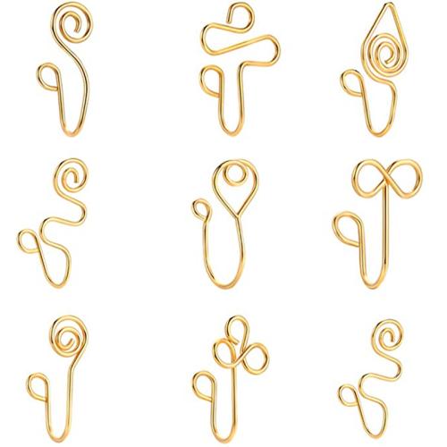 Acier inoxydable 304 Pince nasale, Placage, neuf pièces & unisexe, plus de couleurs à choisir, 15mm, Vendu par fixé