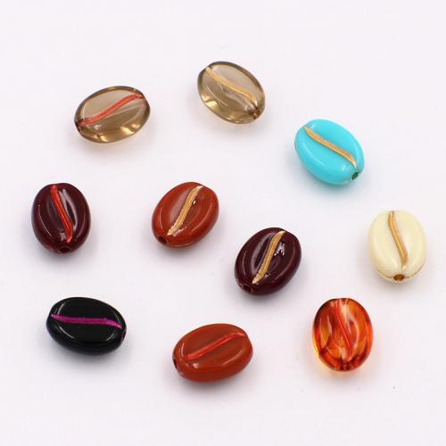 Acrylic Jewelry Beads, gold color plated, DIY 