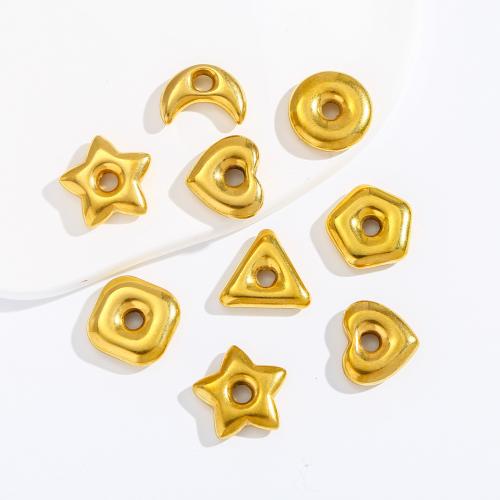 Stainless Steel Beads, 304 Stainless Steel, gold color plated, DIY 
