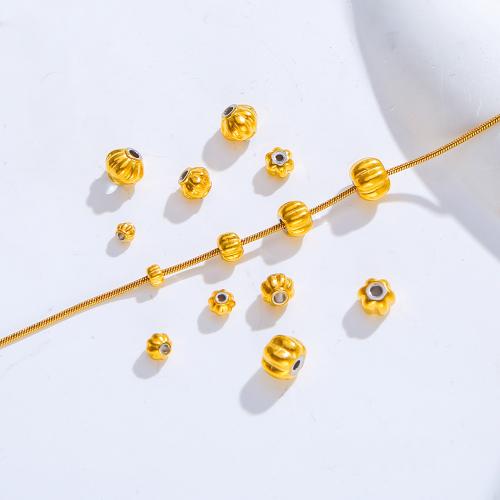 Stainless Steel Beads, 304 Stainless Steel, gold color plated, DIY 