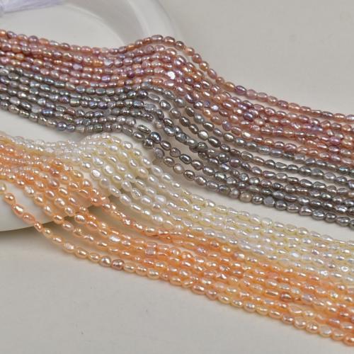 Perles de culture d'eau douce Keishi, perle d'eau douce cultivée, Baroque, DIY, plus de couleurs à choisir, 3-4mm cm, Vendu par brin[