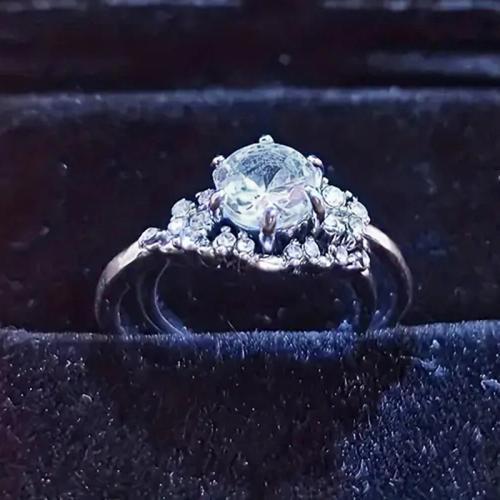 Цирконий Micro Pave Латунь палец кольцо, Другое покрытие, 2 шт. & разный размер для выбора & инкрустированное микро кубического циркония & Женский, продается указан