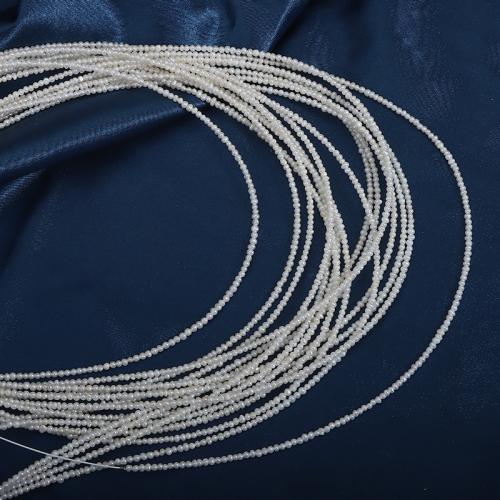 Naturel d'eau douce perles, perle d'eau douce cultivée, riz, DIY, blanc, 1-2mm cm, Vendu par brin