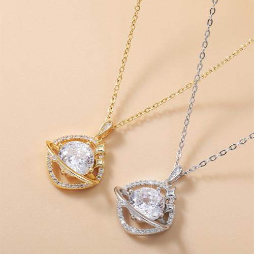 Корень Циркон Микро вымощает латунь ожерелье, Медный сплав, с 1.6inch наполнитель цепи, Другое покрытие, Овальный цепь & инкрустированное микро кубического циркония & Женский, Много цветов для выбора, длина:Приблизительно 15.4 дюймовый, продается PC