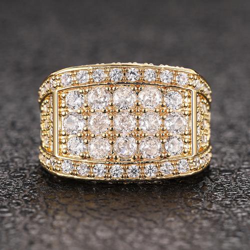 Befestiger Zirkonia Messing Ohrring, plattiert, verschiedene Größen vorhanden & Micro pave Zirkonia & für Frau, verkauft von PC