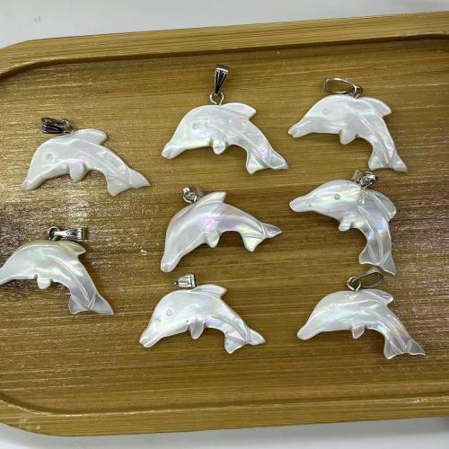 Natürliche Muschel Anhänger, mit Eisen, plattiert, DIY & mit Strass, keine, verkauft von PC