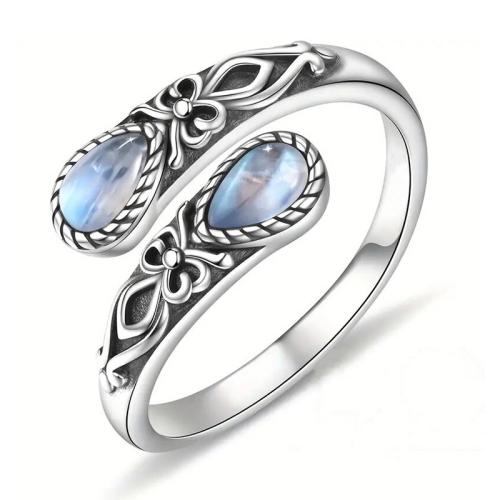 Messing Fingerring, mit Harz, plattiert, Modeschmuck & für Frau, verkauft von PC