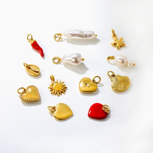 Stainless Steel Pendants, 304 Stainless Steel, plated, DIY 