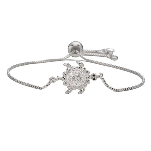 キュービックジルコニアマイクロパヴェブラスブレスレット, 銅, メッキ, ファッションジュエリー & マイクロパヴェジルコニア & 女性用, 無色, 売り手 パソコン