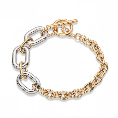 Stainless Steel Chain Bracelets, 304 Stainless Steel, plated, fashion jewelry & for woman 