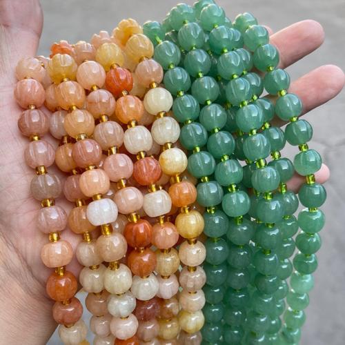 Perles de pierre gemme unique, Citrouille, poli, DIY & différents matériaux pour le choix Environ 38 cm, Vendu par brin