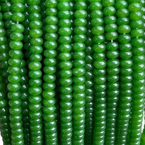 Perles de pierre gemme unique, calcédoine, abaque, poli, DIY, plus de couleurs à choisir, beads size 8*4-5mm Environ 38 cm, Vendu par brin