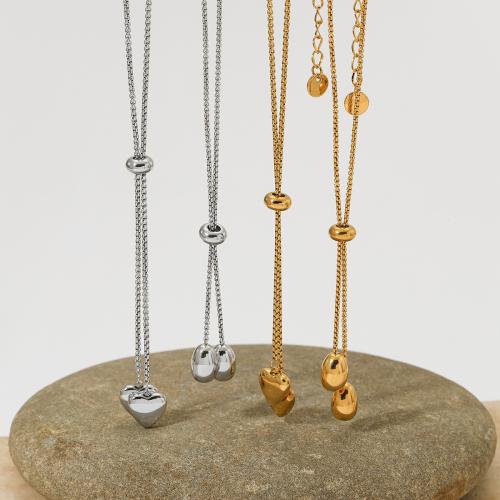 ステンレス鋼のジュエリーネックレス, 304ステンレススチール, メッキ, ファッションジュエリー & 異なるスタイルを選択 & 女性用, 無色, 売り手 パソコン