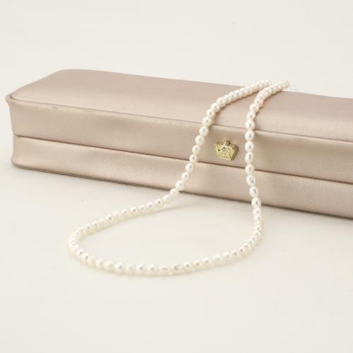 Perle comme Pommes de terre perles d'eau douce, perle d'eau douce cultivée, riz, bijoux de mode, blanc, 4-4.5mm cm, Vendu par brin