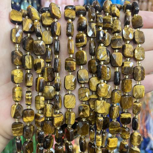 Perles d'Oeil de tigre, avec Seedbead, DIY, couleurs mélangées cm, Vendu par brin