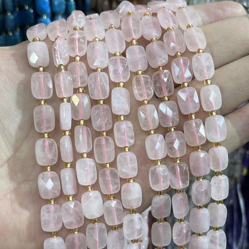 Perles en Quartz Rose naturel, avec Seedbead, DIY, rose Vendu par brin