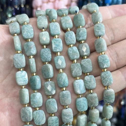 Perles amazonite, avec Seedbead, DIY, couleurs mélangées cm, Vendu par brin