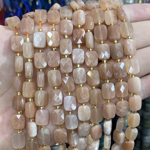 Pierre de soleil naturelle, pierre du soleil, avec Seedbead, DIY, couleurs mélangées cm, Vendu par brin