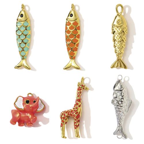 Stainless Steel Hollow Pendant, 304 Stainless Steel, gold color plated, DIY & enamel 