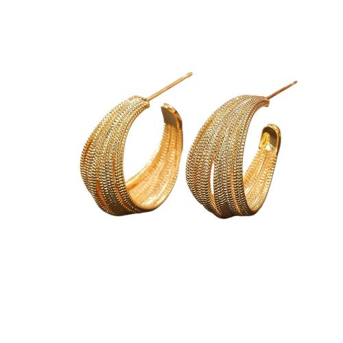 Латуни Стад Серьги, Латунь, Другое покрытие, ювелирные изделия моды & многослойный & Женский, Много цветов для выбора, продается Пара