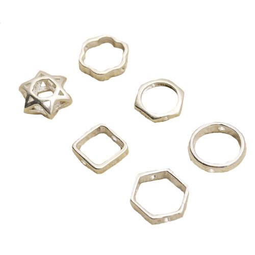 Sterling Silver Frame perles, Argent sterling 925, DIY & styles différents pour le choix, Vendu par PC