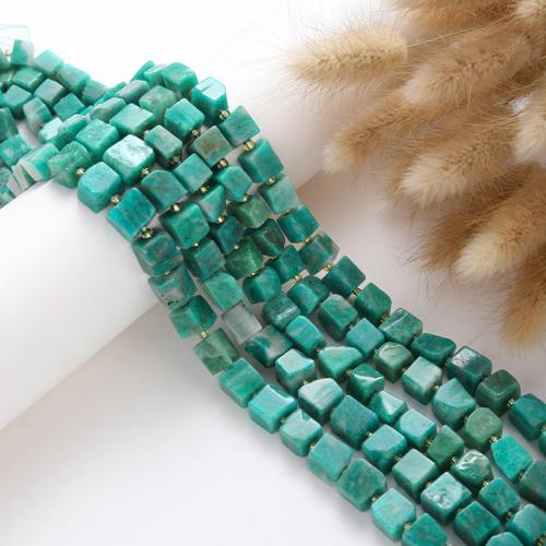 Perles amazonite, avec Seedbead, cadre, DIY, couleurs mélangées cm, Vendu par brin