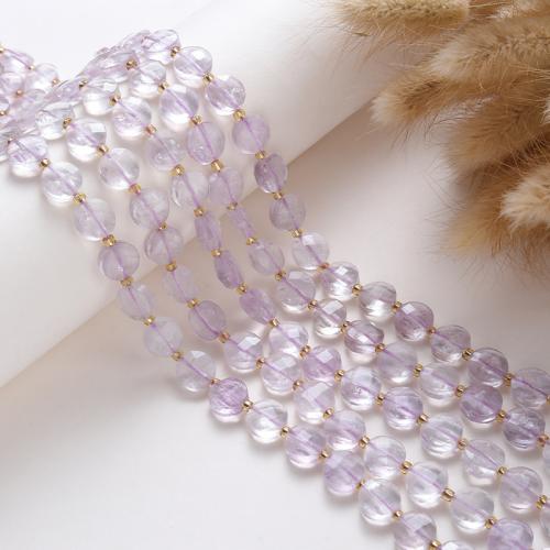 Natural Amethyst Beads, with Seedbead, DIY, purple 