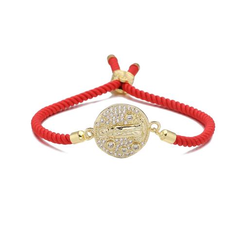 キュービックジルコニアマイクロパヴェブラスブレスレット, 銅, 聖母マリア, 18Kゴールドメッキ, 異なるスタイルを選択 & マイクロパヴェジルコニア & 女性用, 売り手 パソコン