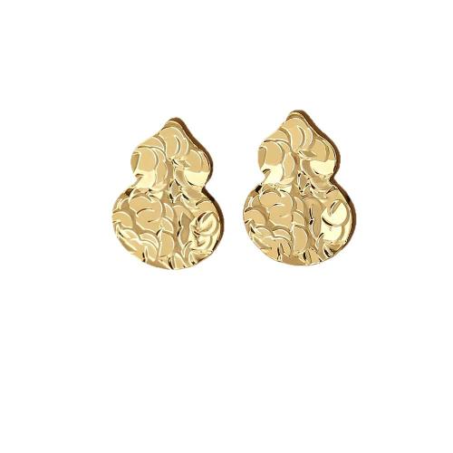 Латуни Стад Серьги, Латунь, Форма тыквы, Другое покрытие, ювелирные изделия моды & Женский, Много цветов для выбора, продается Пара