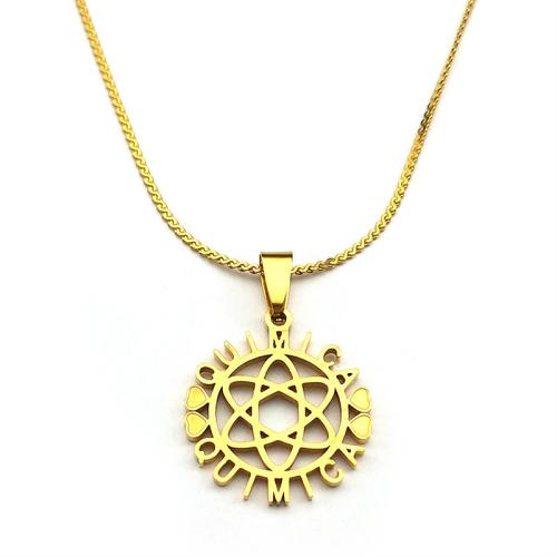 ステンレス鋼のジュエリーネックレス, 304ステンレススチール, メッキ, ファッションジュエリー & 男性用 & くり抜き, 無色, 売り手 パソコン