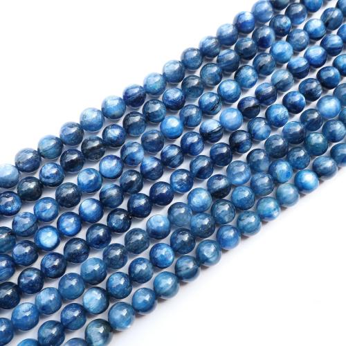 perles de disthène bleu, DIY, couleurs mélangées, 7.5mm cm, Vendu par brin