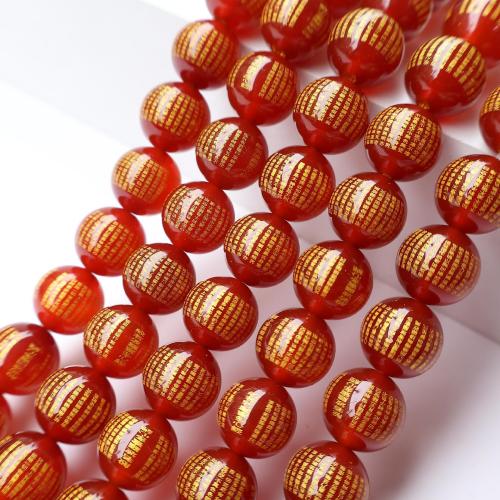 Achat Perlen, DIY, keine, Länge:38 cm, verkauft von Strang