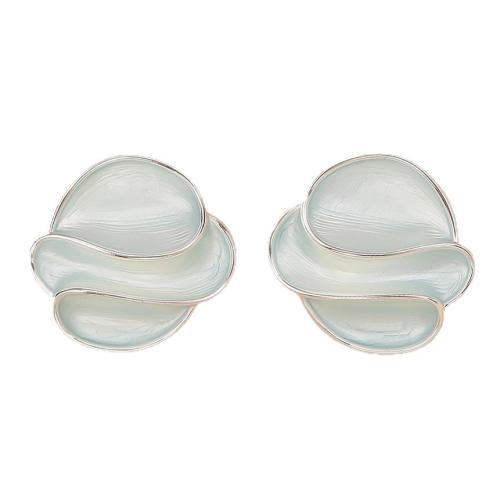 Латуни Стад Серьги, Латунь, Другое покрытие, ювелирные изделия моды & Женский & эмаль, Много цветов для выбора, продается Пара