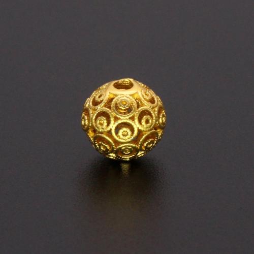 Entretoise de perles en laiton, Placage, DIY & creux, Or Vendu par sac